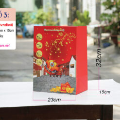 túi giấy đựng rượu tết