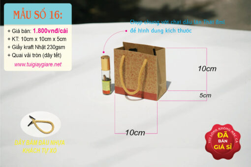 Túi giấy kraft size min