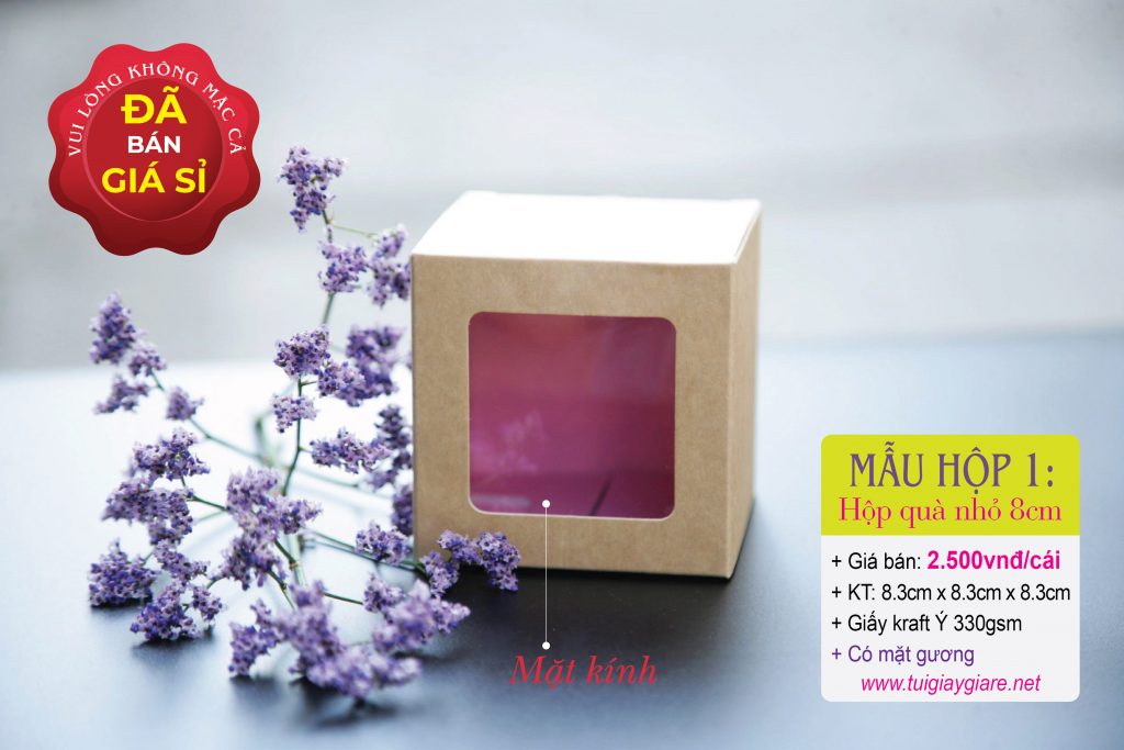 hop giay kraft handmade