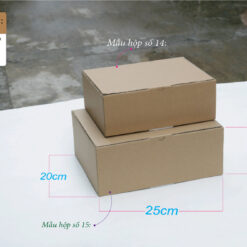 Hộp giấy carton 3 lớp sóng E do cty Vũ Thị sản xuất và phân phối