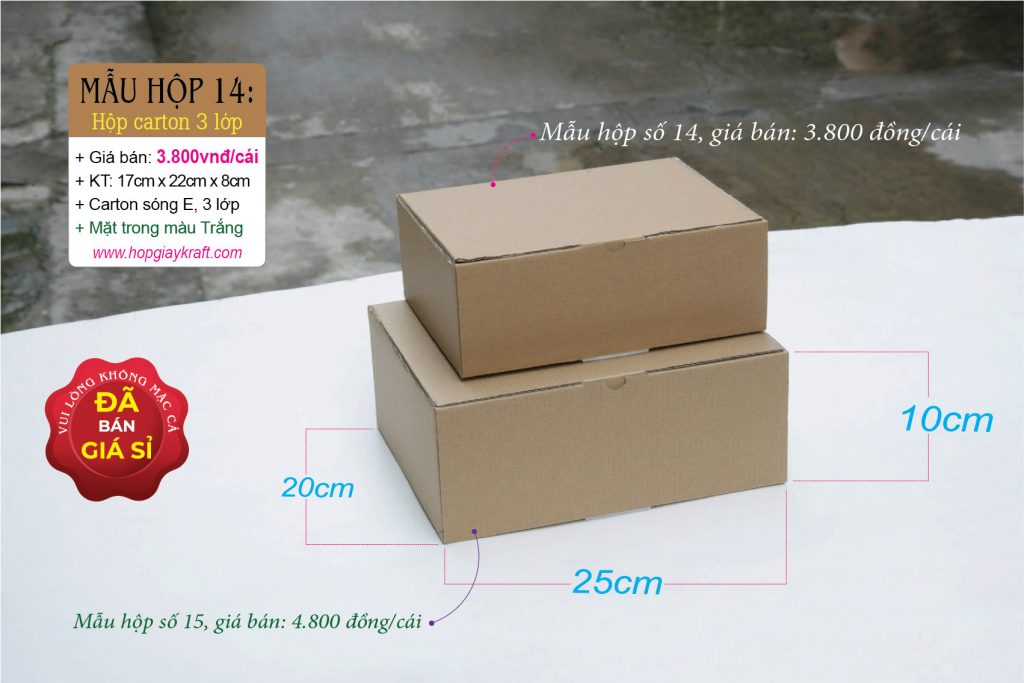 Hộp giấy carton 3 lớp