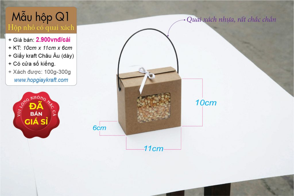 Hộp giấy kraft giá rẻ