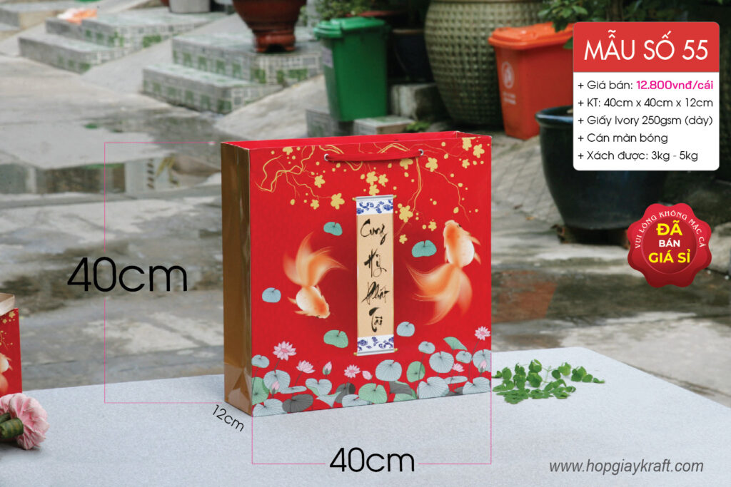 Túi giấy tết chợ lớn
