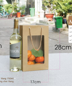 Túi đựng được 2 chai mật ong, mật nho, mật dâu 1 lít (lưu ý kích thước chai); hoa sáp