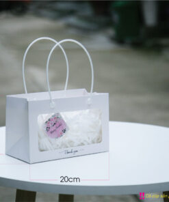 Mẫu 60 size S - Túi mica trắng - Paper bag with clear window