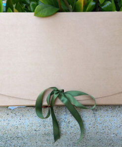 Hộp quà lớn giấy kraft - Có dây ruy băng thắt nơ - Kraft paper boxes with ribbon