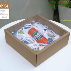 Carton paper fruit basket with a clear plastic lid helps to keep fruits clean and fresh during transportation without squeezing or breaking.