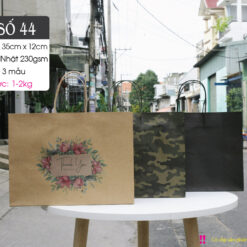 Mẫu 44: Túi kraft size ngang