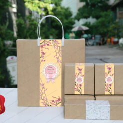Bộ hộp bánh --- Hồng Hoa