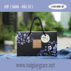 Hộp 2 bánh - Mẫu số 5