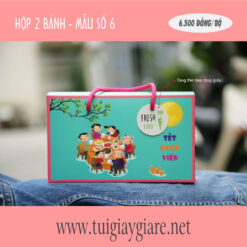 Hộp 2 bánh - Mẫu số 6