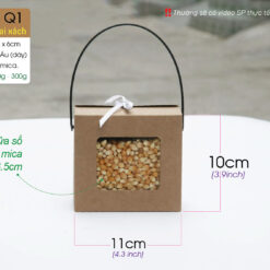 Hộp Q1: Hộp giấy kraft mini