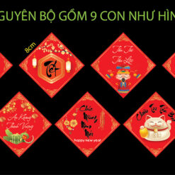 Tem decal trang trí Tết