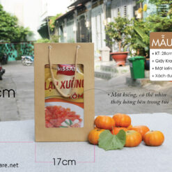 Mẫu 56: Túi giấy mặt kiếng