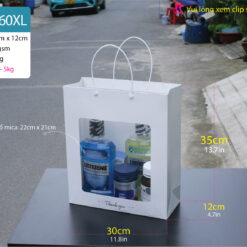 Mẫu 60XL: Túi mica size XL